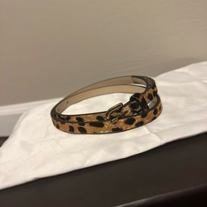 Cheetah print belt